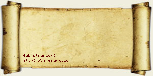 Dina Bzeničanin vizit kartica